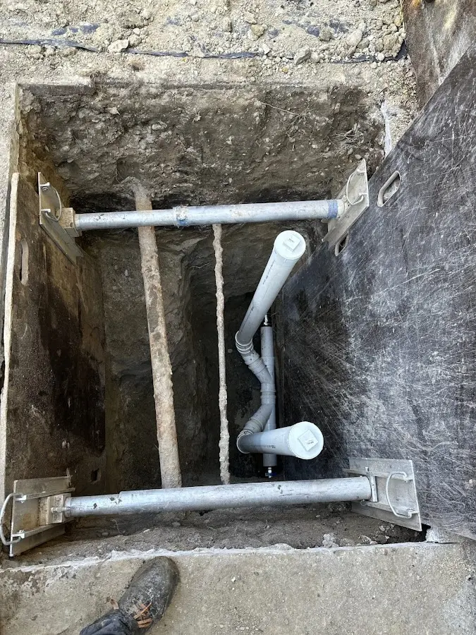 Experienced plumber completing Gas Line Repair work in Summerfield